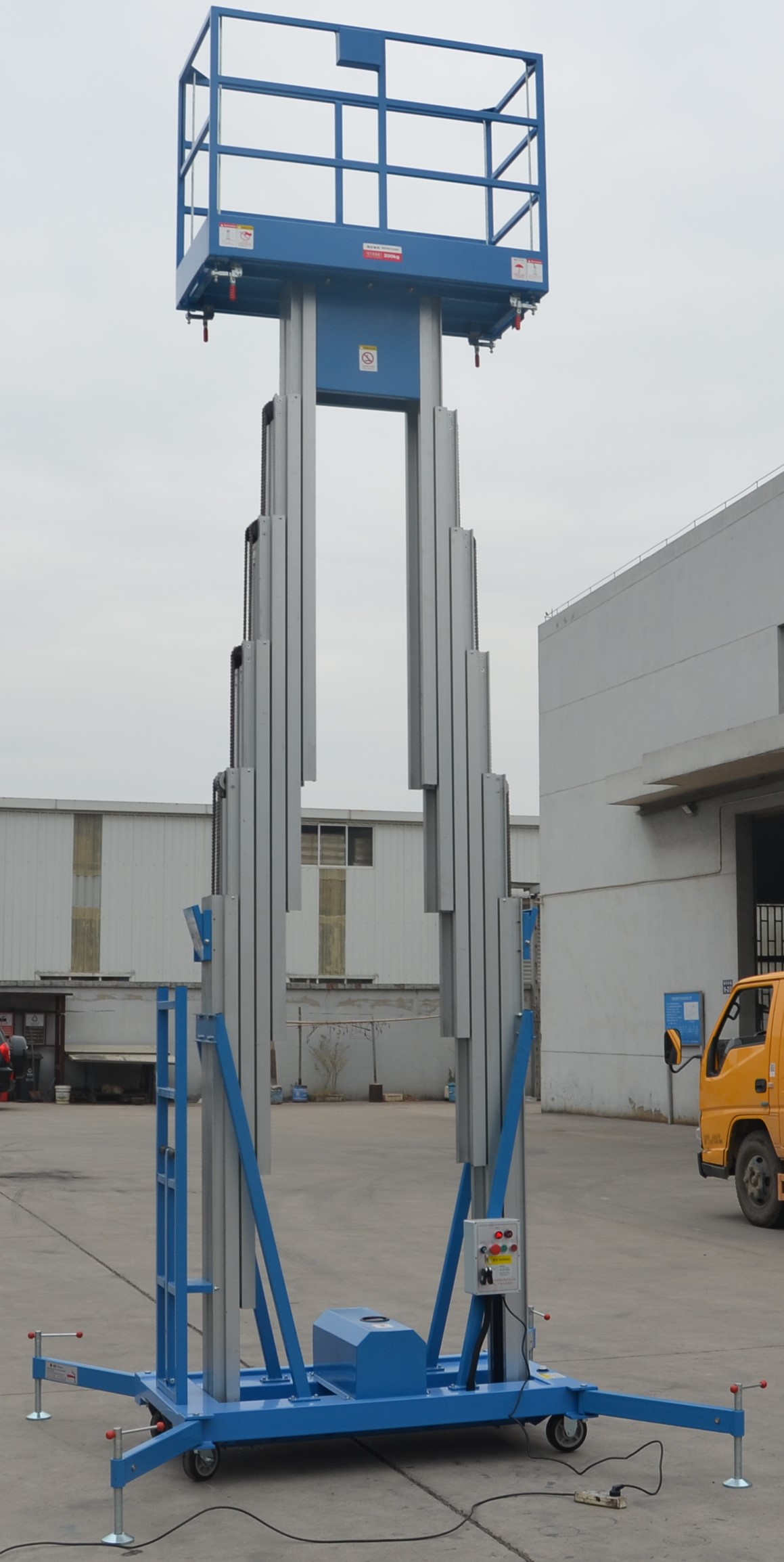 Alum.Mast এরিয়াল ওয়ার্ক প্ল্যাটফর্ম GTWY-S